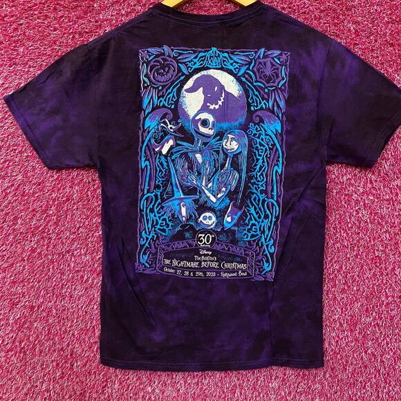 The Nightmare Before Christmas Hollywood Bowl 30th Anniversary 2023 T-Shirt Smal - Picture 5 of 5